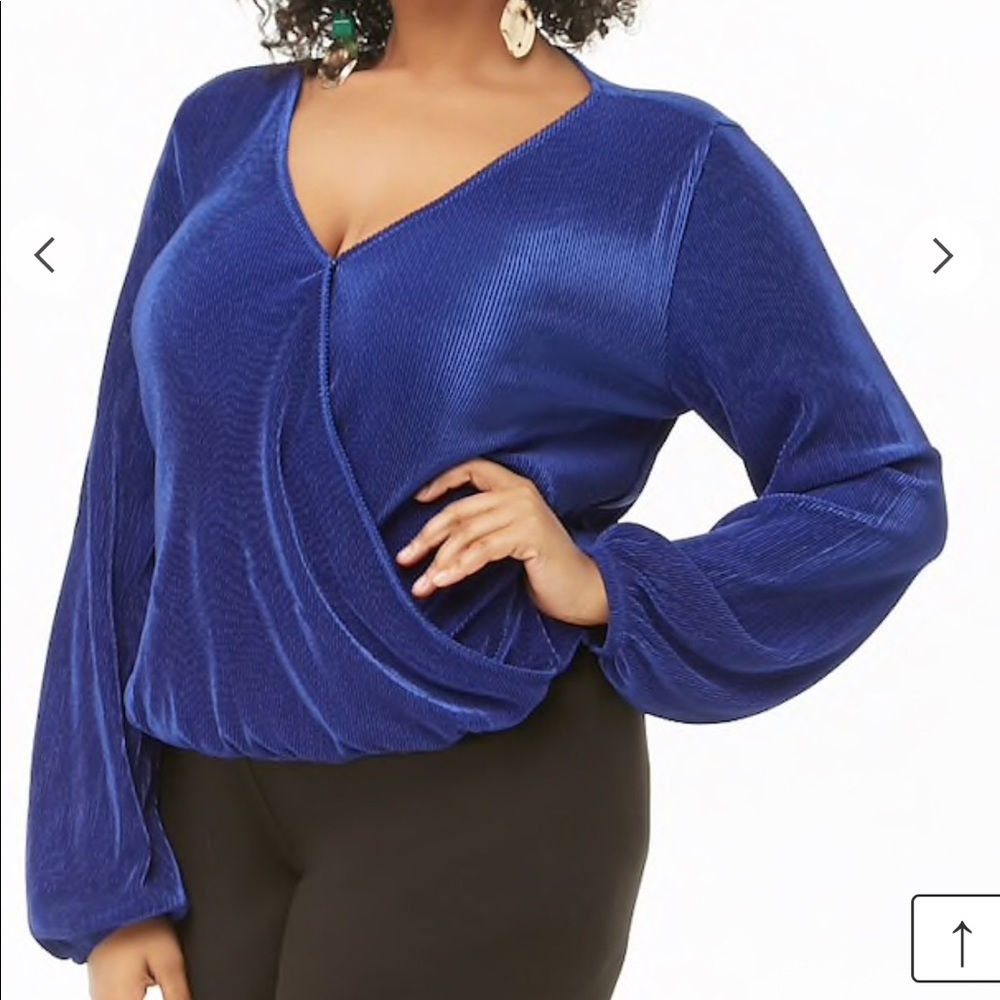 Forever 21 + Royal Blue top